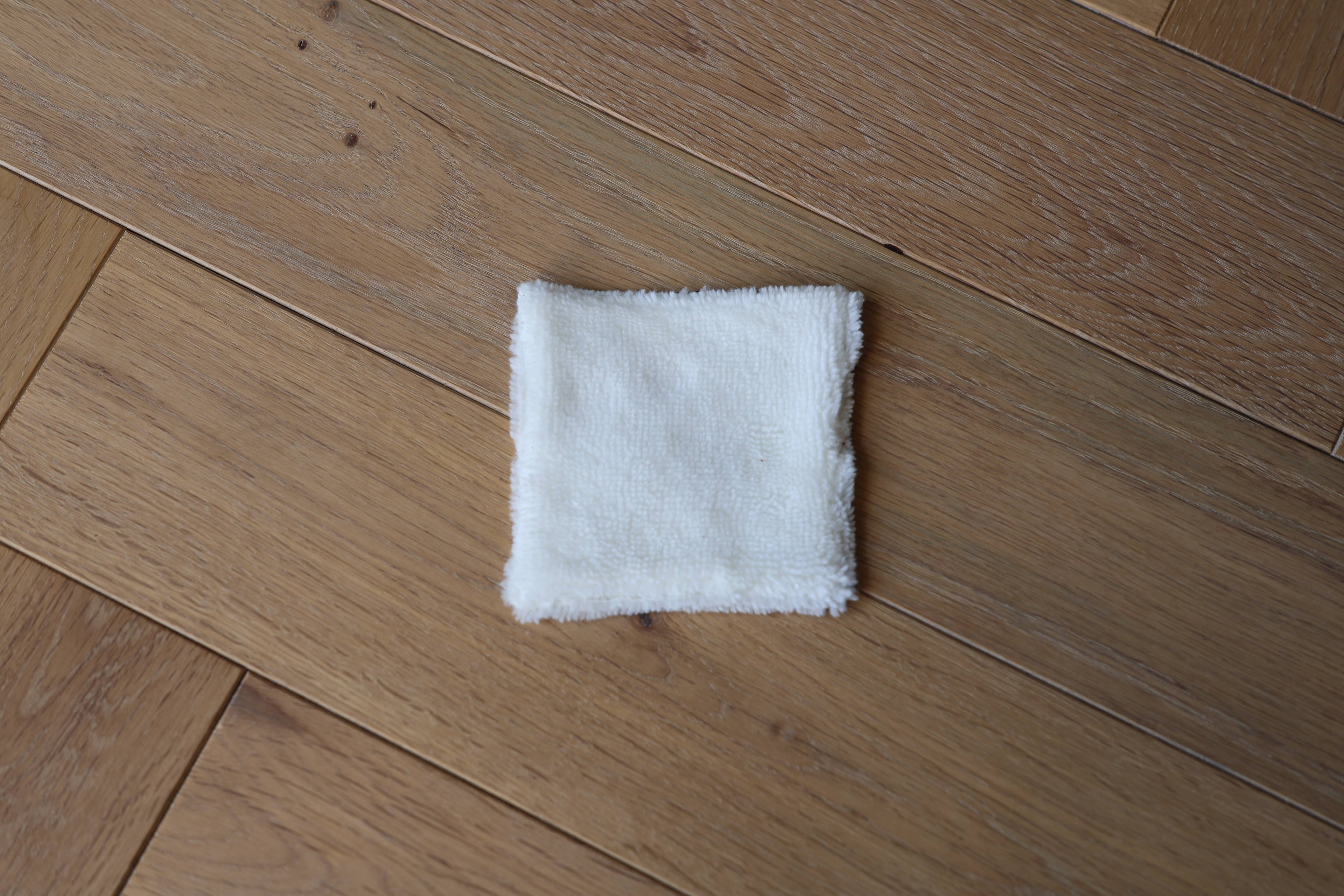 Lot de 7 lingettes lavables Ensemble Aurore en coton motif indien et éponge de bambou, verso